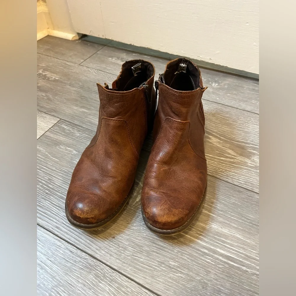 JOSEF SEIBEL Women's SIENNA 45 Ankle Boots Brown Size 39 / 8-8.5